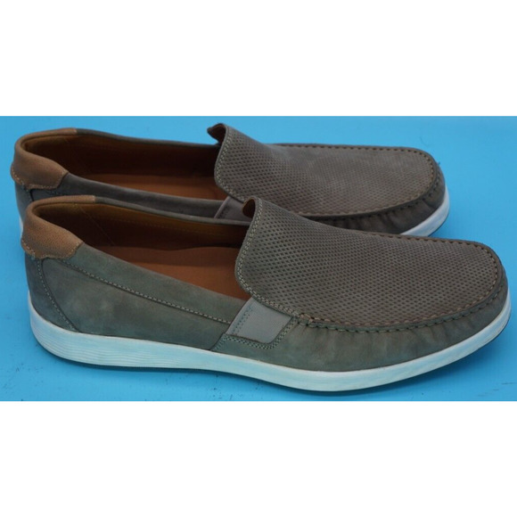 Ecco S Lite Moc Slip On Loafers Shoes Mens US 13 - 13.5 EU 47 Gray Suede main image 11